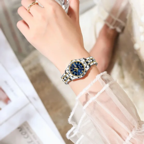 Montre de Luxe Femme Quartz Acier Inox | Étanche, Élégante – Image 4