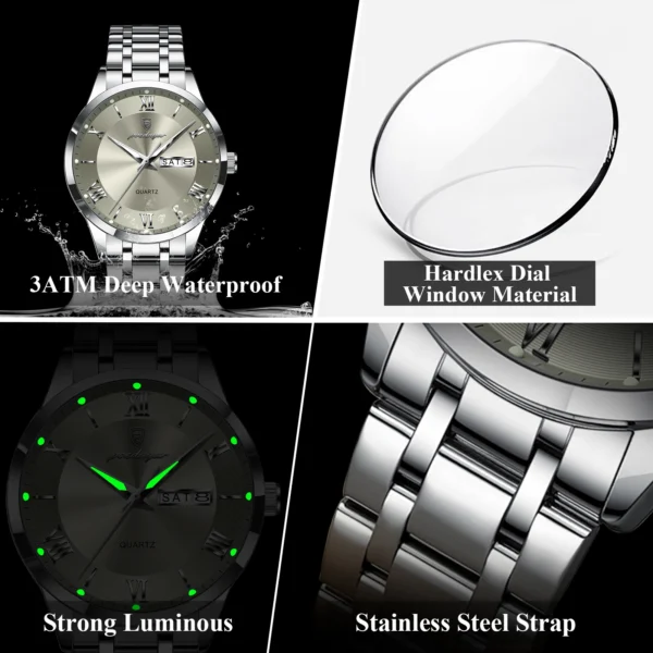 MONTRE LUXURY CLASSE POUR HOMME – Image 4