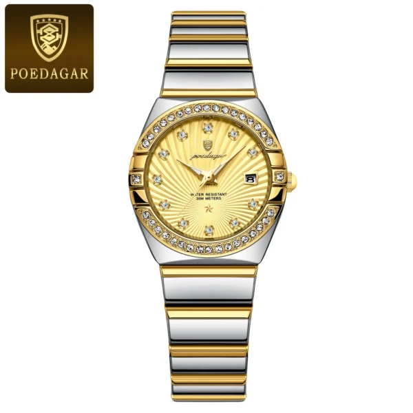 Montre De Luxe Femme | Rose, Étanche, Élégante – Image 9