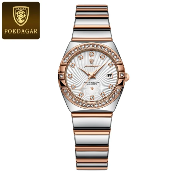 Montre De Luxe Femme | Rose, Étanche, Élégante – Image 11
