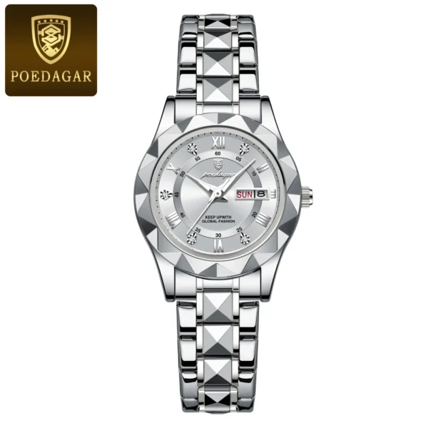 Montre de Luxe Femme Quartz Acier Inox | Étanche, Élégante – Image 10