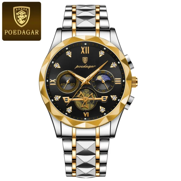 Montre Homme Sport Quartz Étanche Chronographe – Image 11