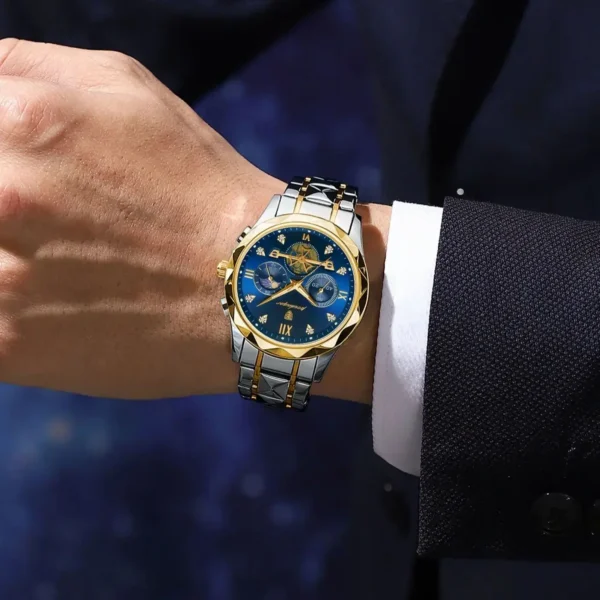 Montre Homme Sport Quartz Étanche Chronographe – Image 6