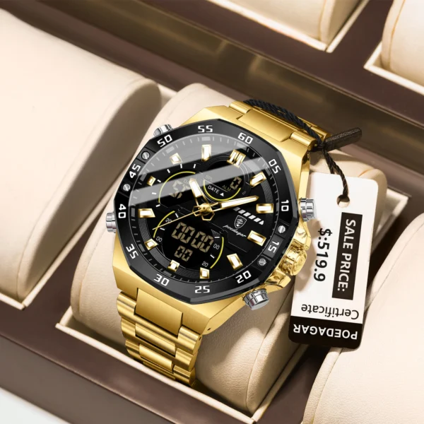 PROMO!! Montre Homme Digitale | Étanche, LED, Multifonction – Image 12