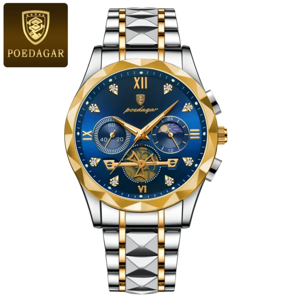 Montre Homme Sport Quartz Étanche Chronographe – Image 7