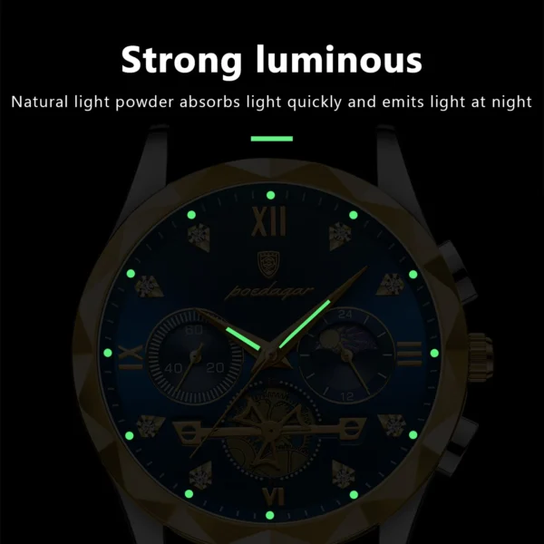 Montre Homme Sport Quartz Étanche Chronographe – Image 3