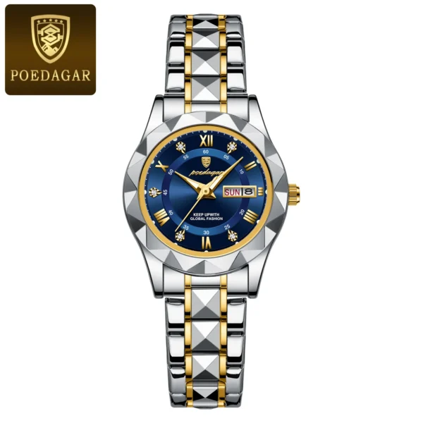Montre de Luxe Femme Quartz Acier Inox | Étanche, Élégante – Image 11