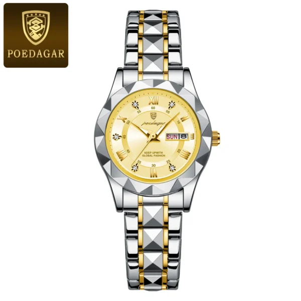 Montre de Luxe Femme Quartz Acier Inox | Étanche, Élégante – Image 7