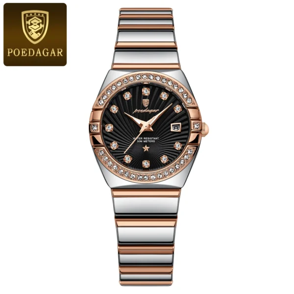 Montre De Luxe Femme | Rose, Étanche, Élégante – Image 12