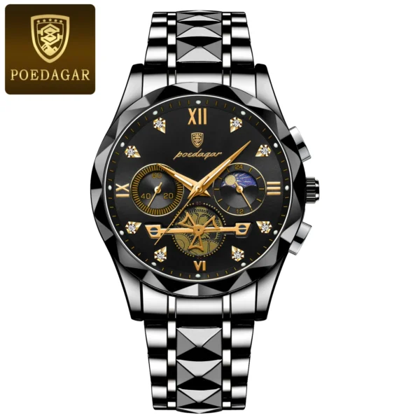 Montre Homme Sport Quartz Étanche Chronographe – Image 15