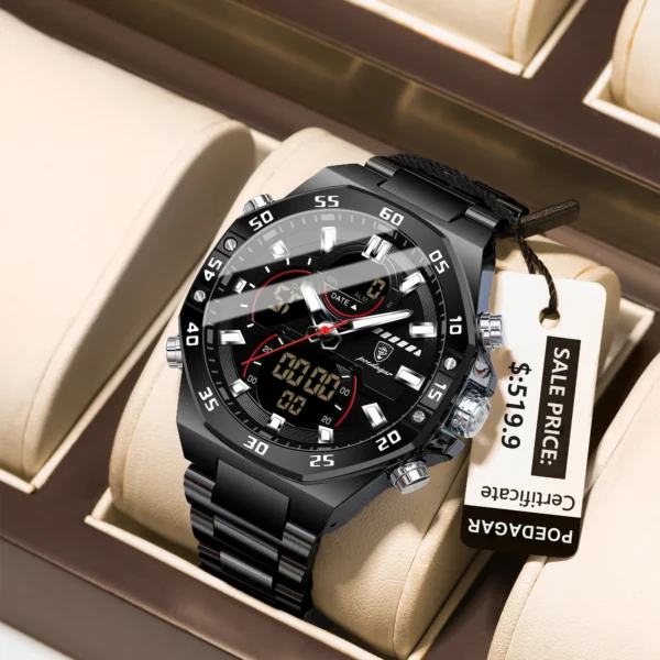 PROMO!! Montre Homme Digitale | Étanche, LED, Multifonction – Image 7