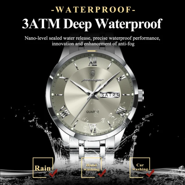 MONTRE LUXURY CLASSE POUR HOMME – Image 3