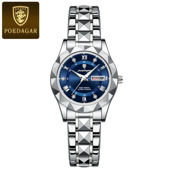 Montre de Luxe Femme Quartz Acier Inox | Étanche, Élégante – Image 8