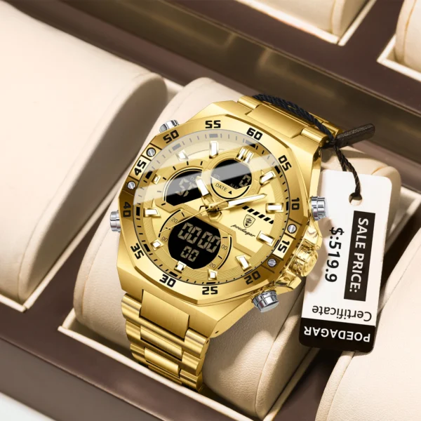 PROMO!! Montre Homme Digitale | Étanche, LED, Multifonction – Image 13