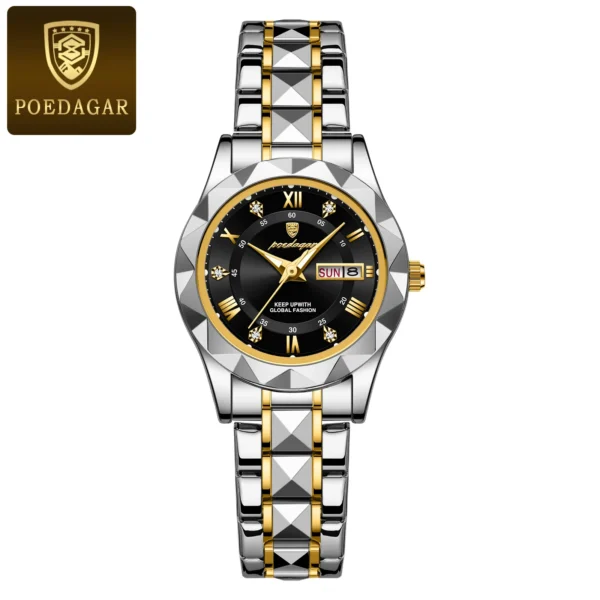 Montre de Luxe Femme Quartz Acier Inox | Étanche, Élégante – Image 12